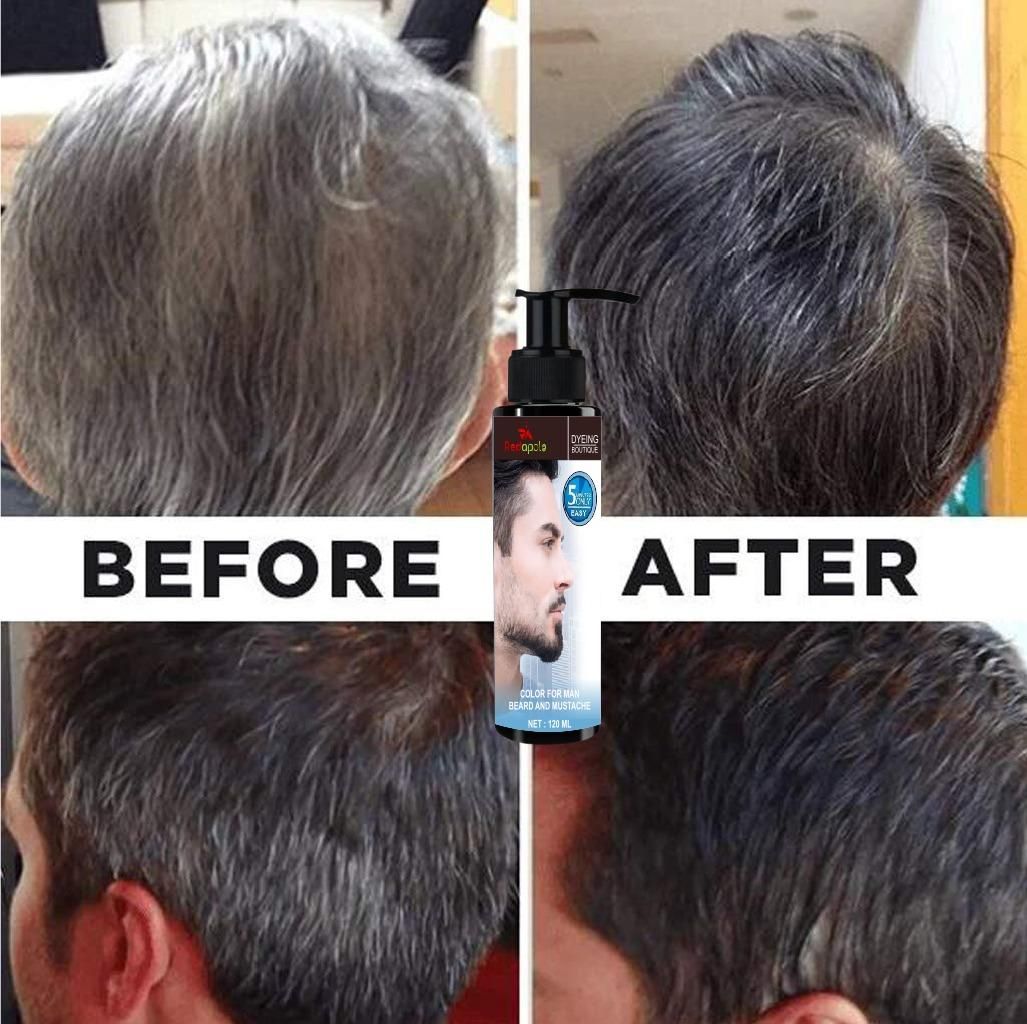 Hair Color Shampoo for Men's 120ml (Pack of 2)