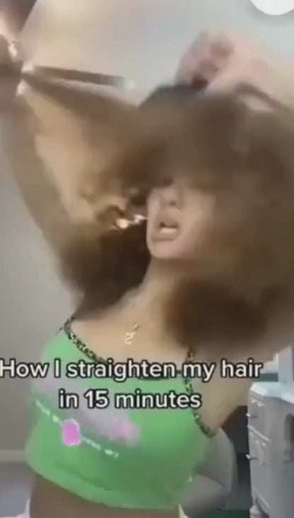 Meneflix Portable Mini Hair Straightener Cordless Rechargeable Mini Adjustable Hair Straightener Hot Comb